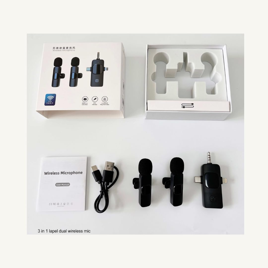 K15 Dual Wireless microphone