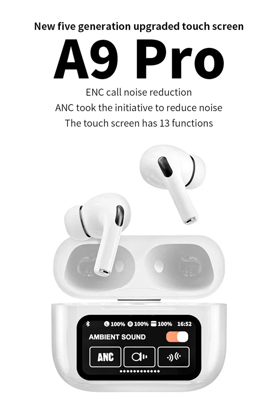 A9 Pro Touch Screen Airpods Pro
